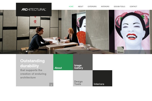 Arc theme site design template sample