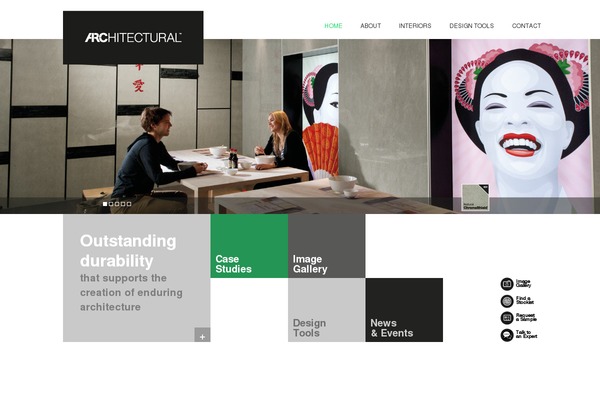 Arc theme site design template sample