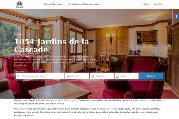 Wprentals theme site design template sample
