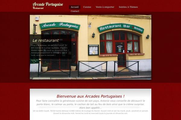 Aroi theme site design template sample