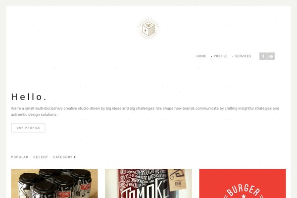 Quantum theme site design template sample
