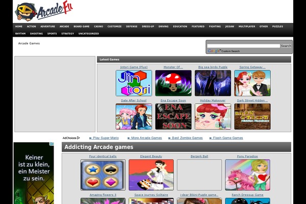 arcadefu.com site used Arcademaster