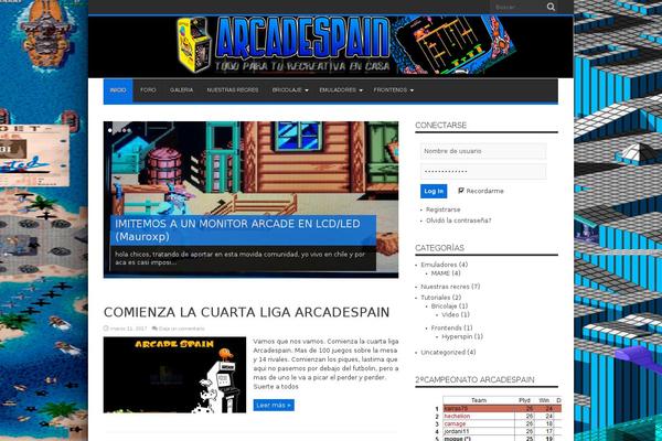 Orbital theme site design template sample