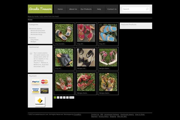 arcadiatreasure.com site used Acquisto