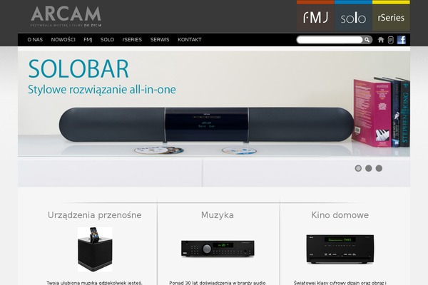 arcam.pl site used Arcam