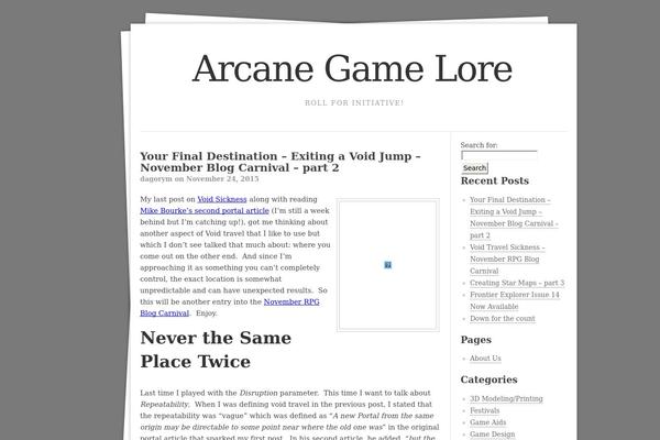 Stack theme site design template sample