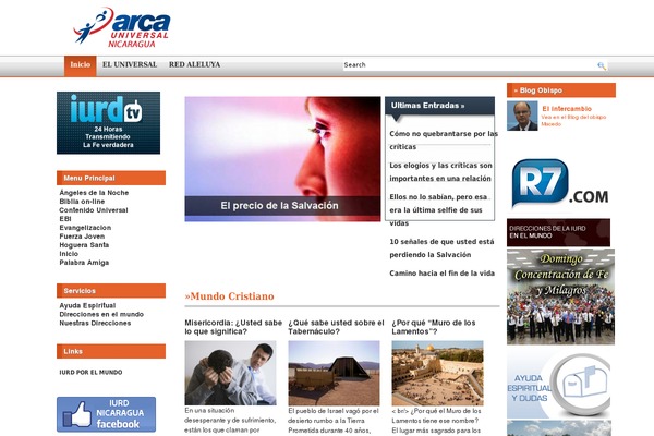 Arca theme site design template sample