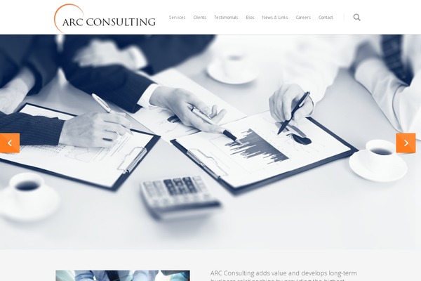 Arc theme site design template sample