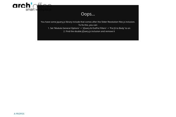 arch-office.fr site used Intenax