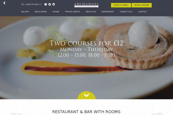 archangel theme websites examples