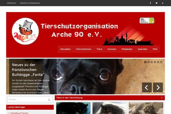 MineZine theme site design template sample