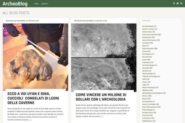Bloggr theme site design template sample