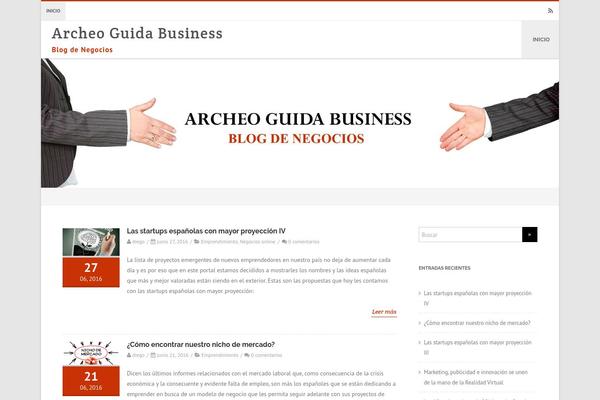 Agama theme site design template sample