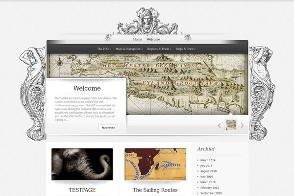 ElegantEstate theme site design template sample