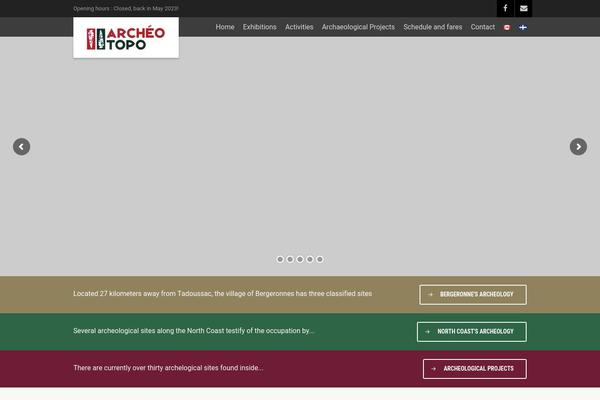 Vestige-child theme site design template sample
