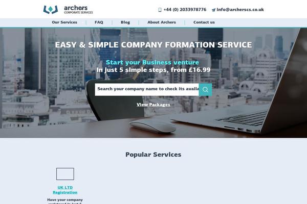 archers theme websites examples