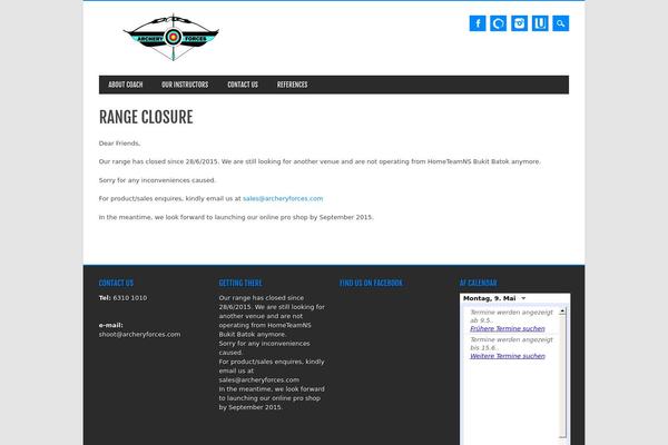 Magazino theme site design template sample