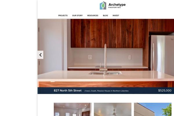 Archetype theme site design template sample