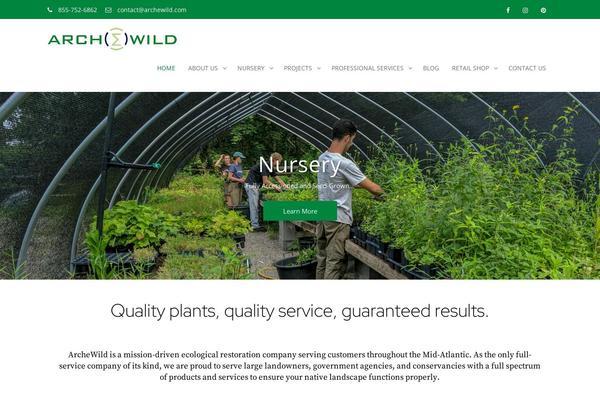 archewild.com site used Business Point