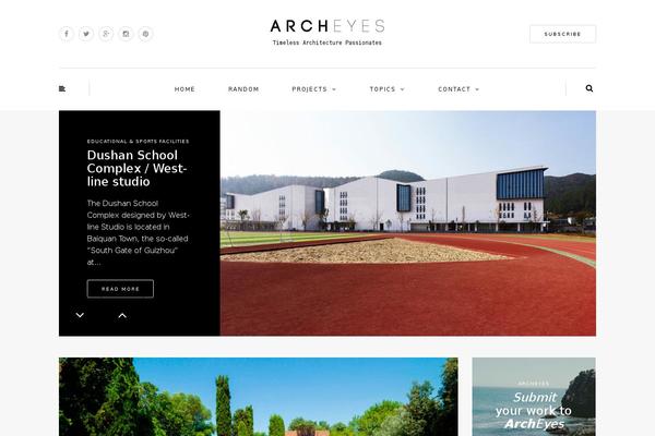 Himmelen theme site design template sample