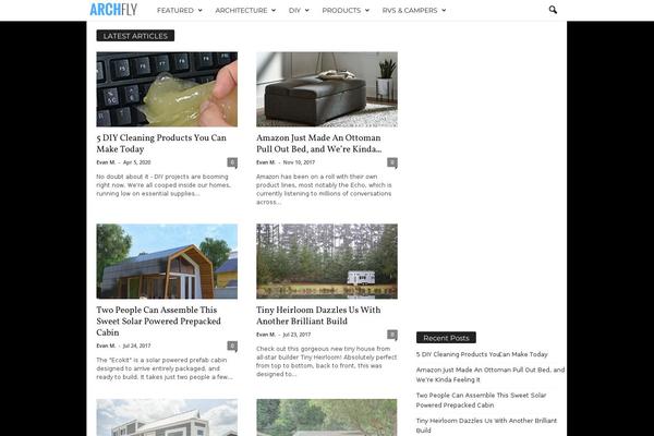 NewsMag theme site design template sample