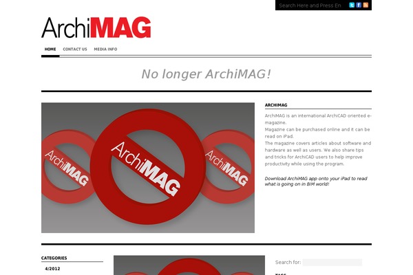 archimag.org site used Structure_theme_white