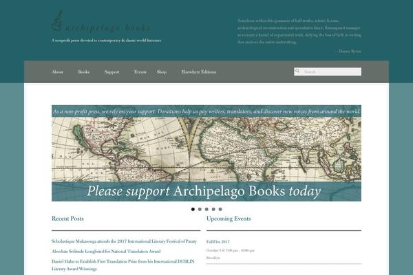 Archipelago WordPress theme, websites list used Archipelago theme Archipelago theme websites examples