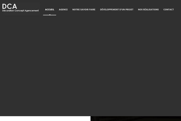 Infinite theme site design template sample
