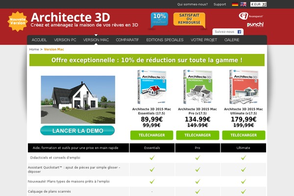 architecte3d.com site used Myarchitect-fr-v2