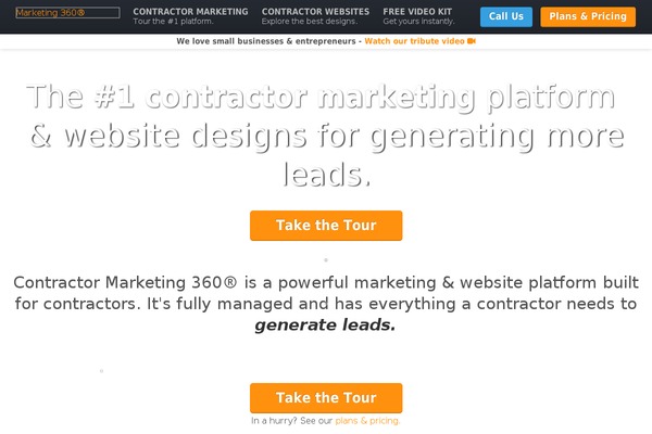 Marketing360-vertical theme site design template sample