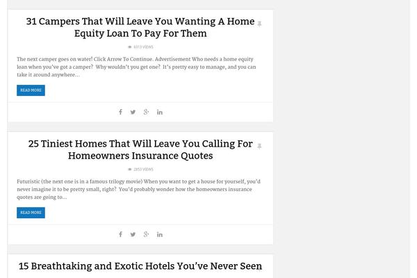 Monolit theme site design template sample