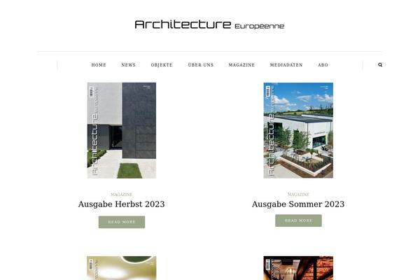 architecture-europeenne.eu site used Bjorn