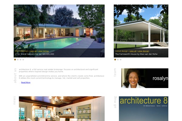 architecture8.com site used Architecture8