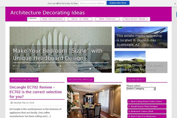 architecturedecor.com site used Acabado-1.2.0
