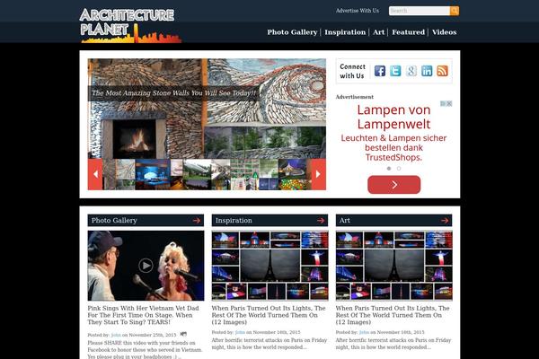 MagPress theme site design template sample