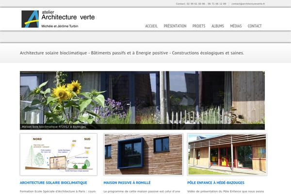 WP Opulus theme site design template sample