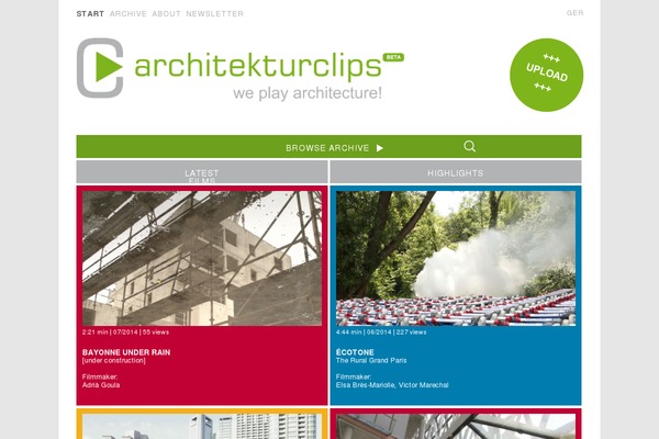 architekturclips.de site used Architekturclips