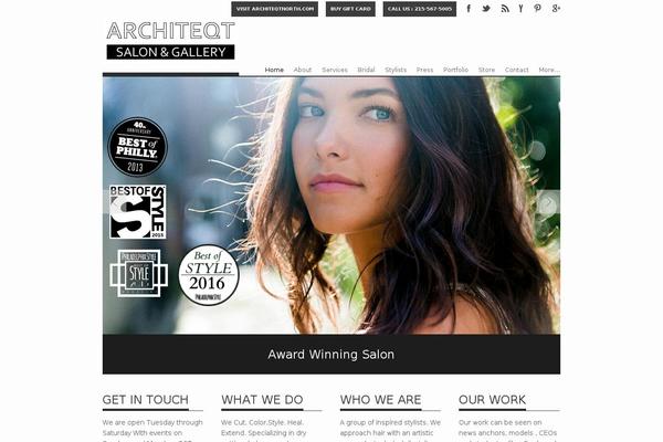 Albedo theme site design template sample