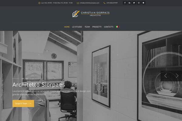 Interico theme site design template sample
