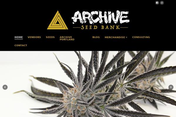 archiveseedbank.com site used Astra