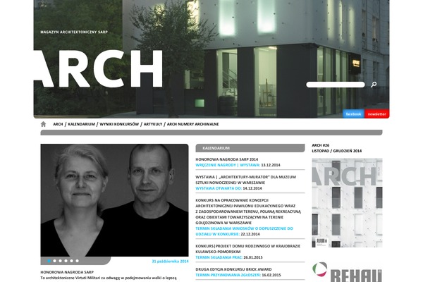 Arch theme site design template sample