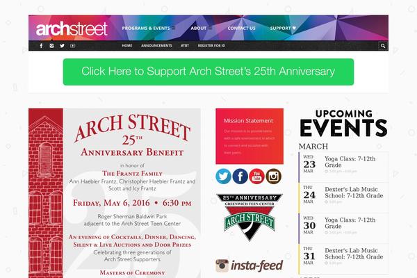 archstreet.org site used Truemag