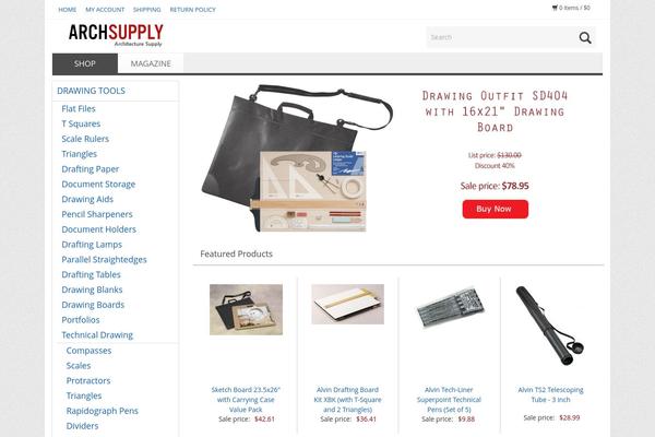 St theme site design template sample
