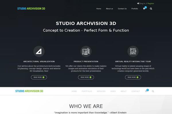 archvision3d.com site used Archvision3d