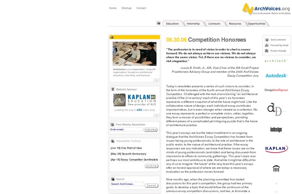 archvoices.org site used Archvoices