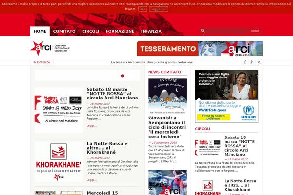 Site using Magee Shortcodes plugin