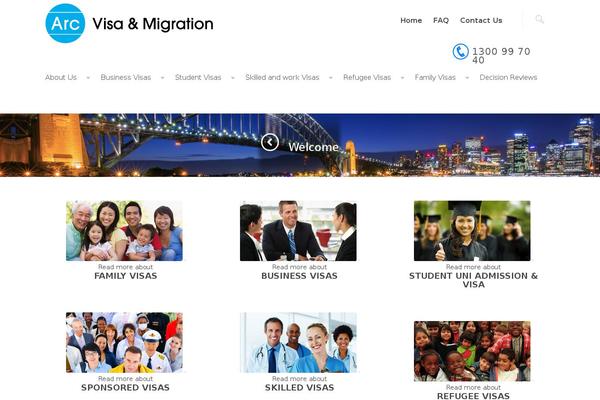 arcmigration.com.au site used Tcc_child_theme