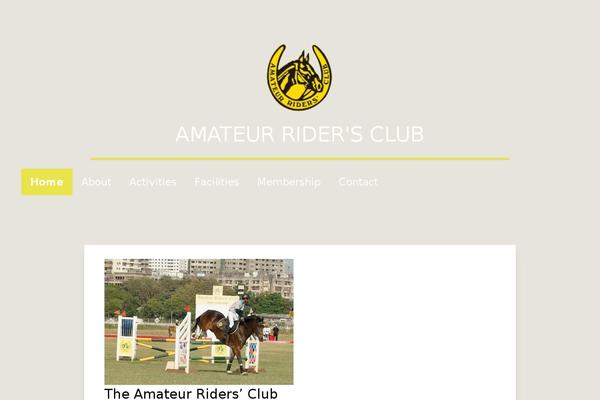 Arc theme site design template sample
