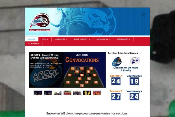 Site using Arconix Flexslider plugin