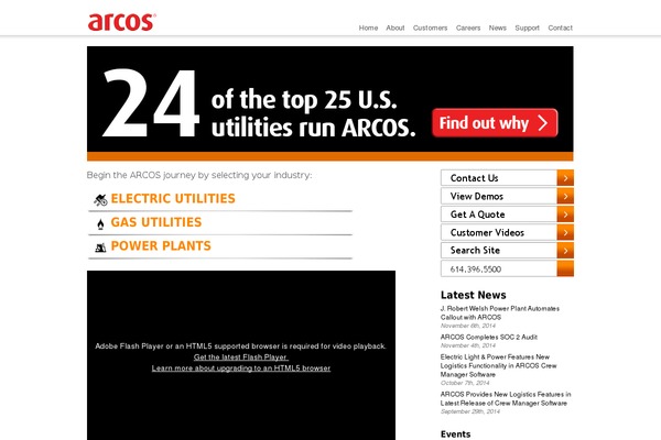 arcos-inc.com site used Blankfolio